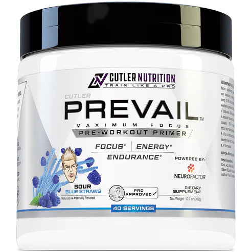 Cutler Nutrition Prevail Pre-Workout Supplement