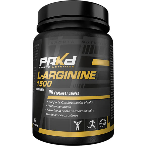 Pakd L-Arginine 1500 90 Capsules